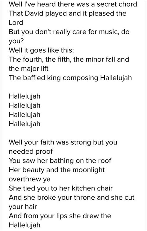 hallelujah meaning song